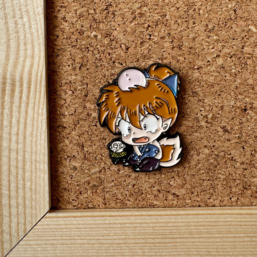 Cartoon Anime Character Enamel - Embroidery Illustration avis et prix