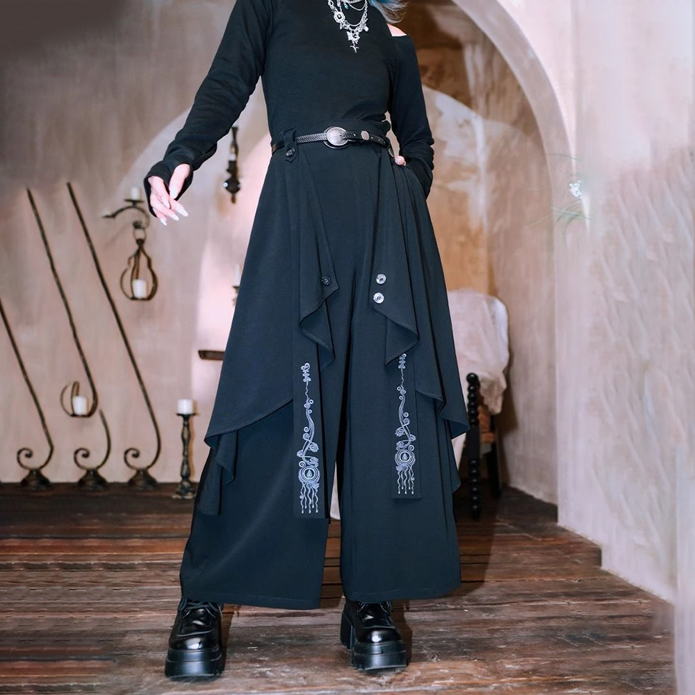 Dark Gothic Embroidered Ribbon - Embroidery Gothic avis et prix