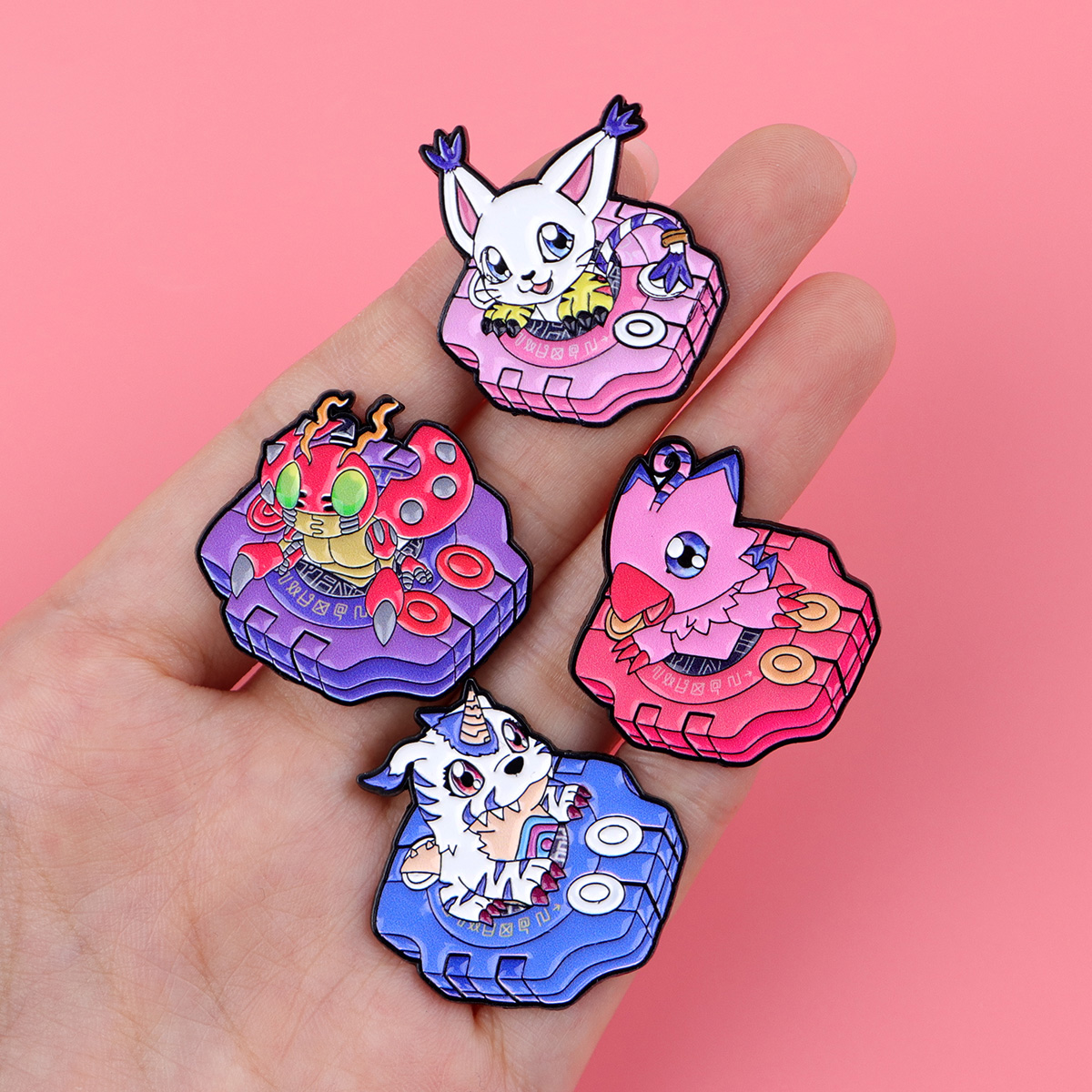 Cute Cat Enamel Pin Anime Movi - Embroidery Illustration avis et prix