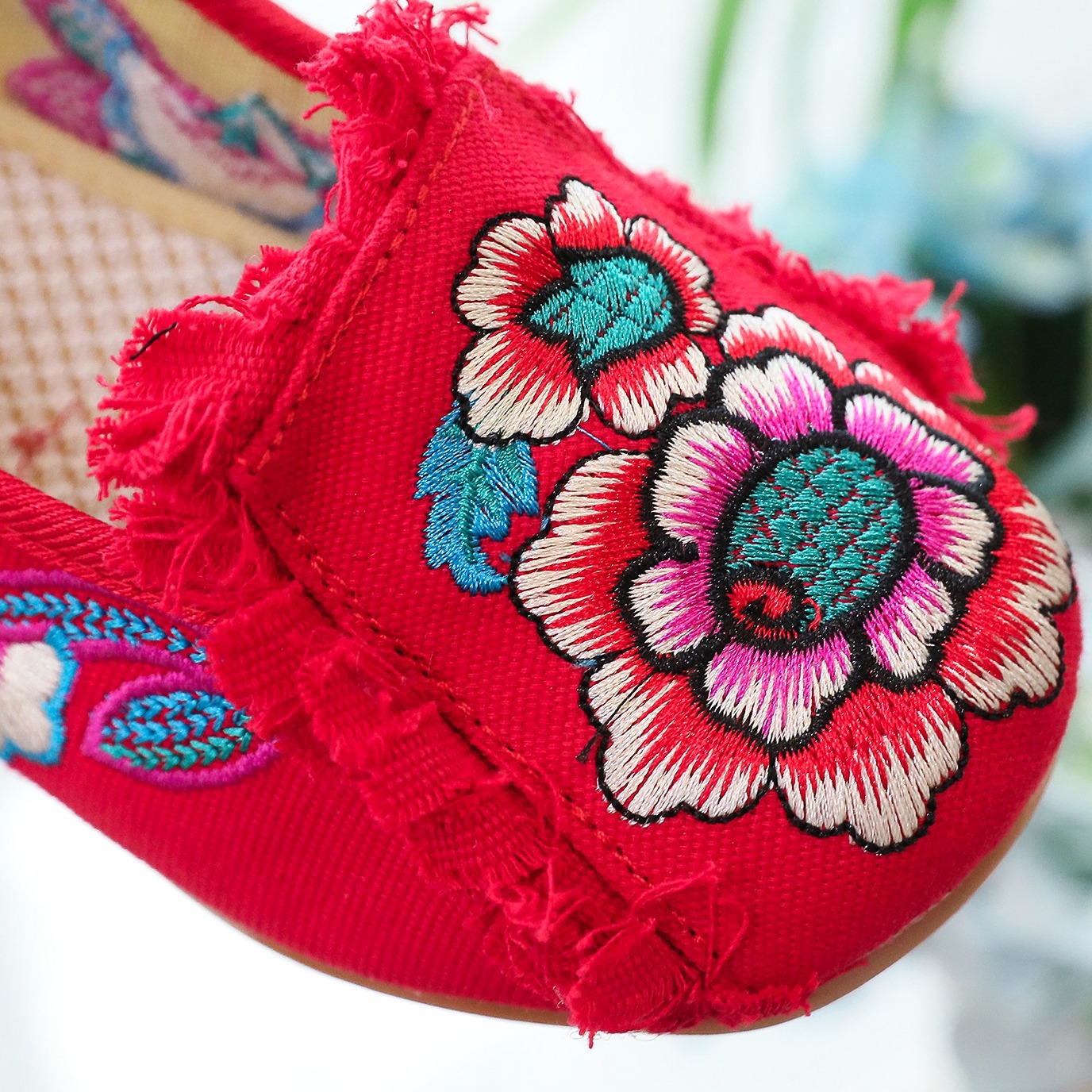 Woman Woven Shoes New Ethnic S - Embroidery Shoes avis et prix