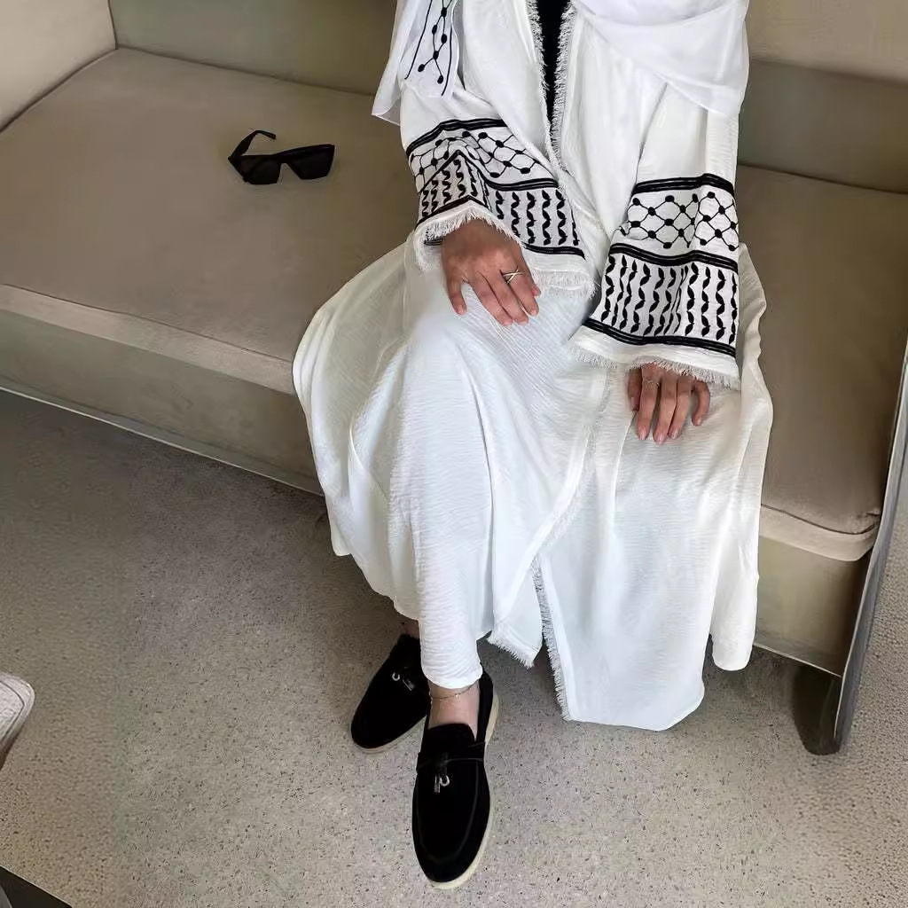 2024 Ramadan Keffiyeh Abaya Ki - Embroidery Hijab avis et prix