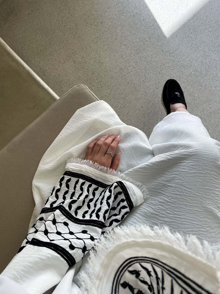 2024 Ramadan Keffiyeh Abaya Ki - Embroidery Hijab avis et prix