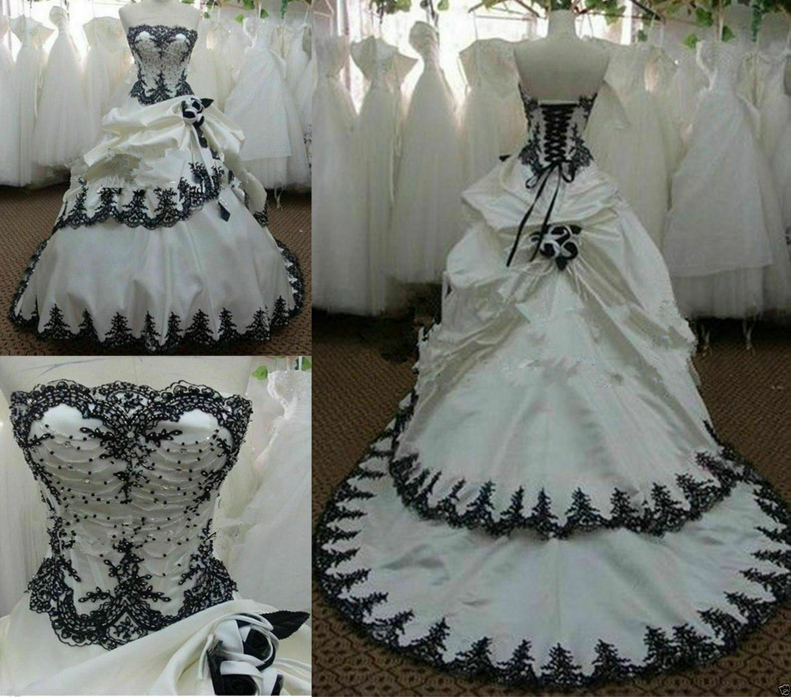 Vintage Wedding Dress Gothic B - Embroidery Gothic avis et prix