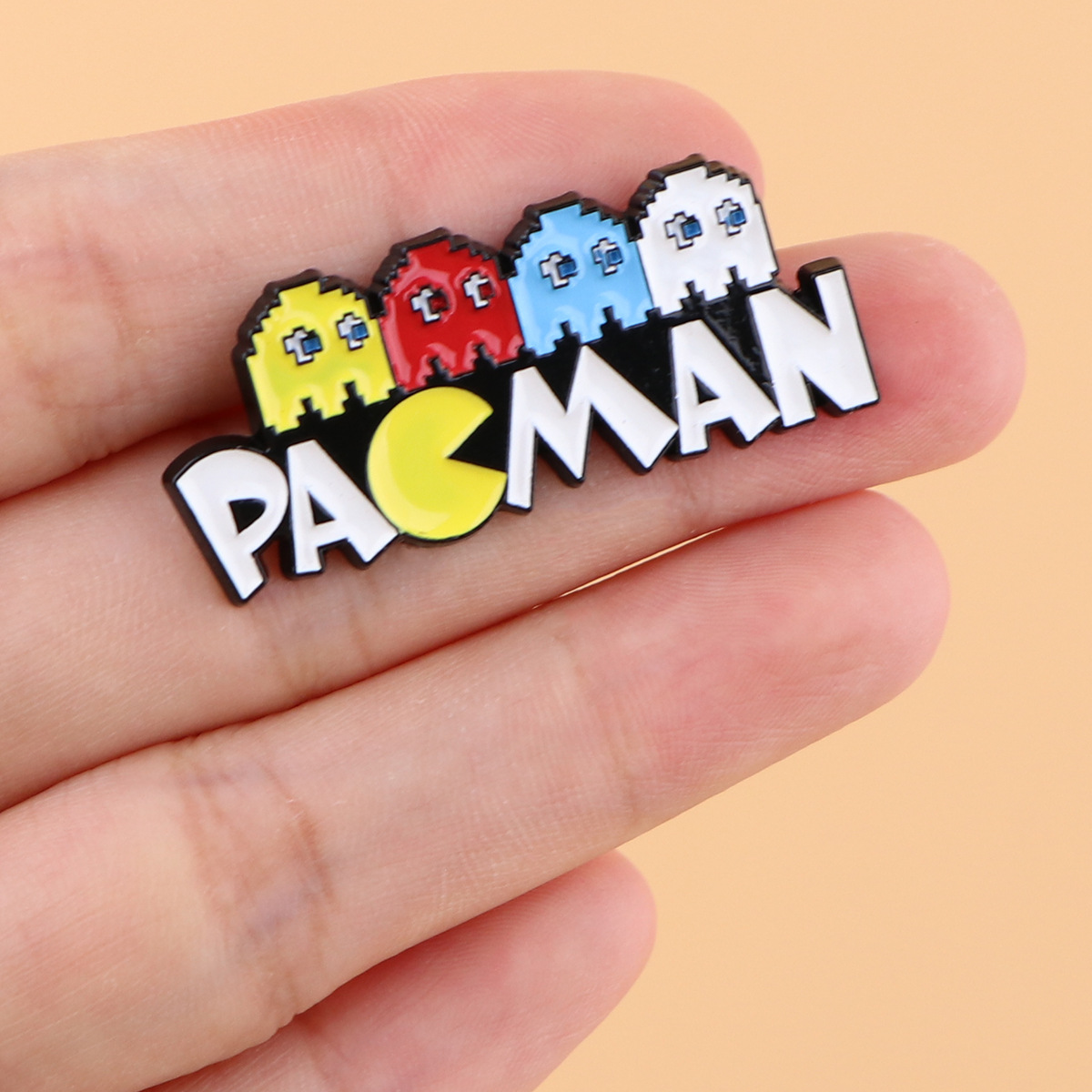 Pac-Man Game Brooch Pin Badge  - Embroidery Textile avis et prix