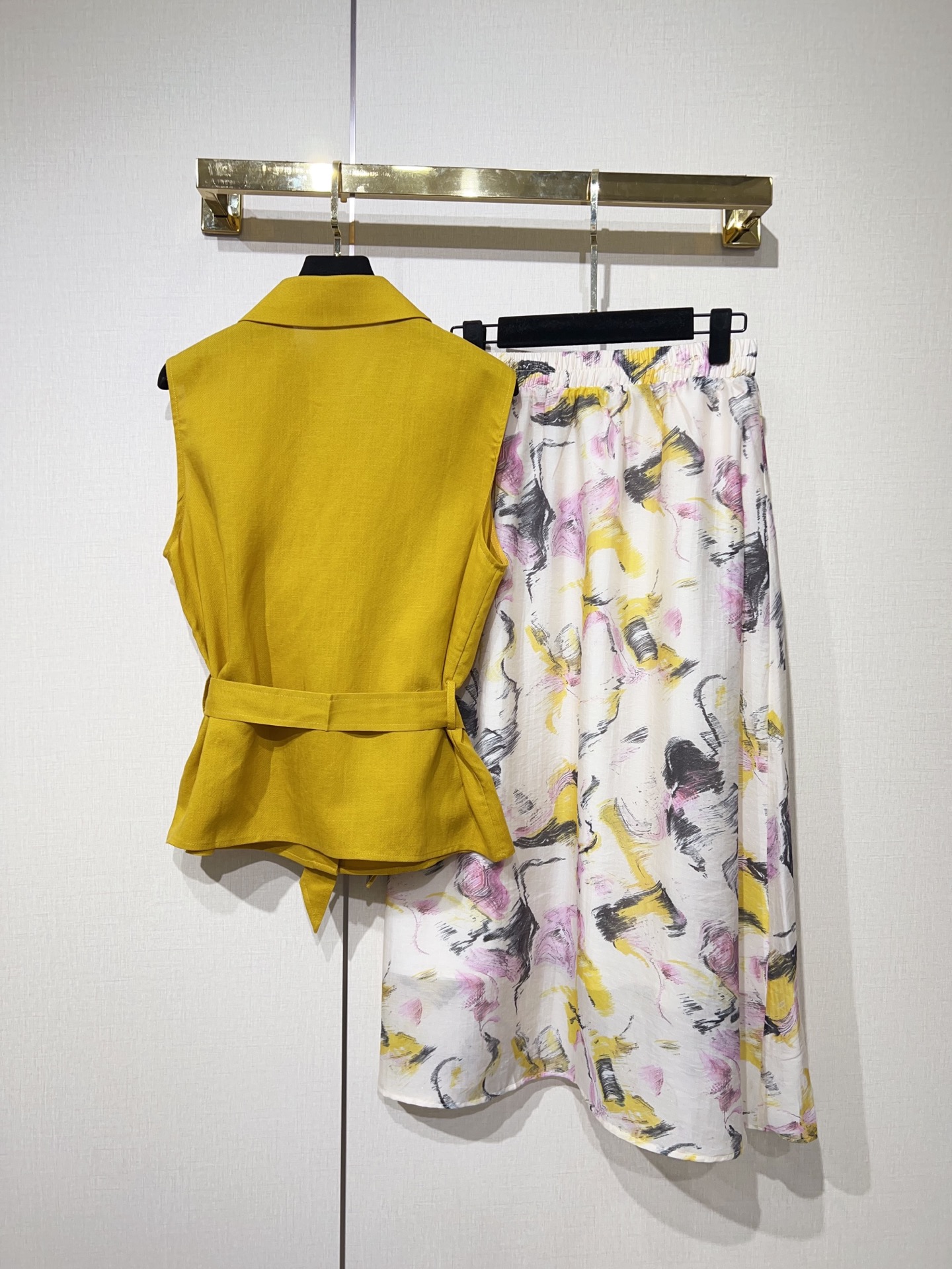 ZJYT Summer Designer 100% Line - Embroidery Yellow Dress avis et prix