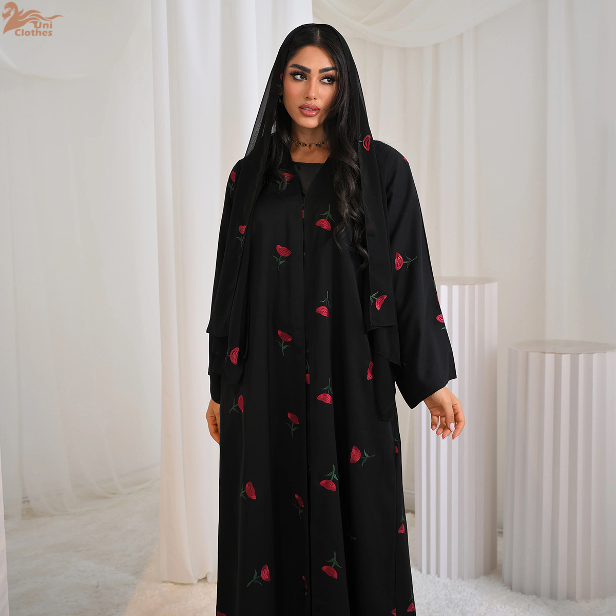 Uni Abaya 2025 Women's Clothin - Embroidery Hijab avis et prix