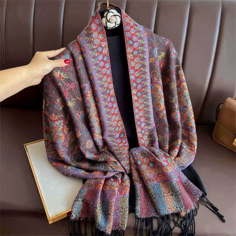 Luxury Embroidery Cashmere Win - Embroidery Hijab avis et prix