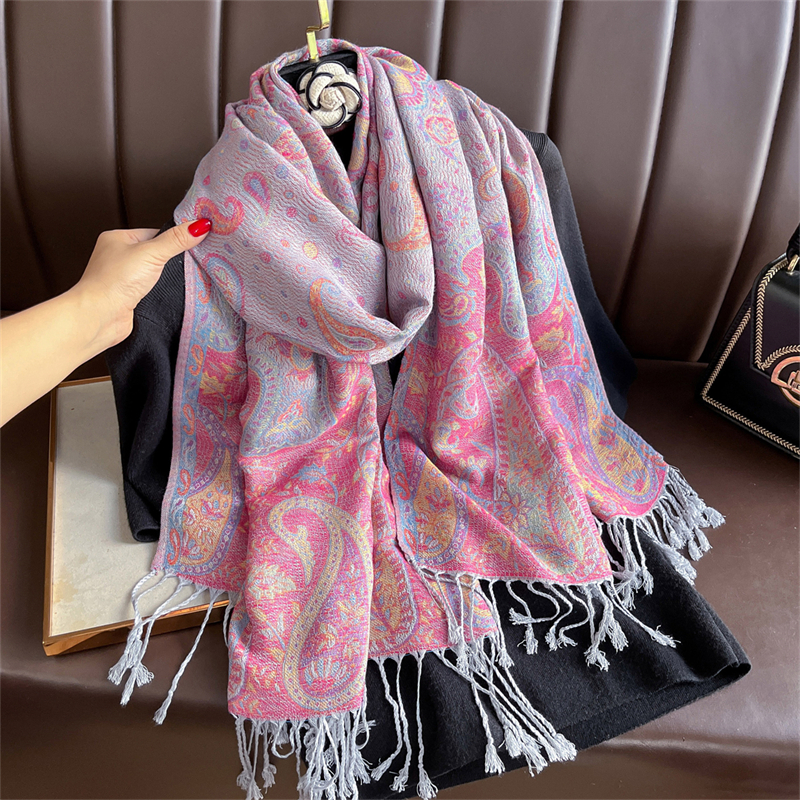 Luxury Embroidery Cashmere Win - Embroidery Hijab avis et prix