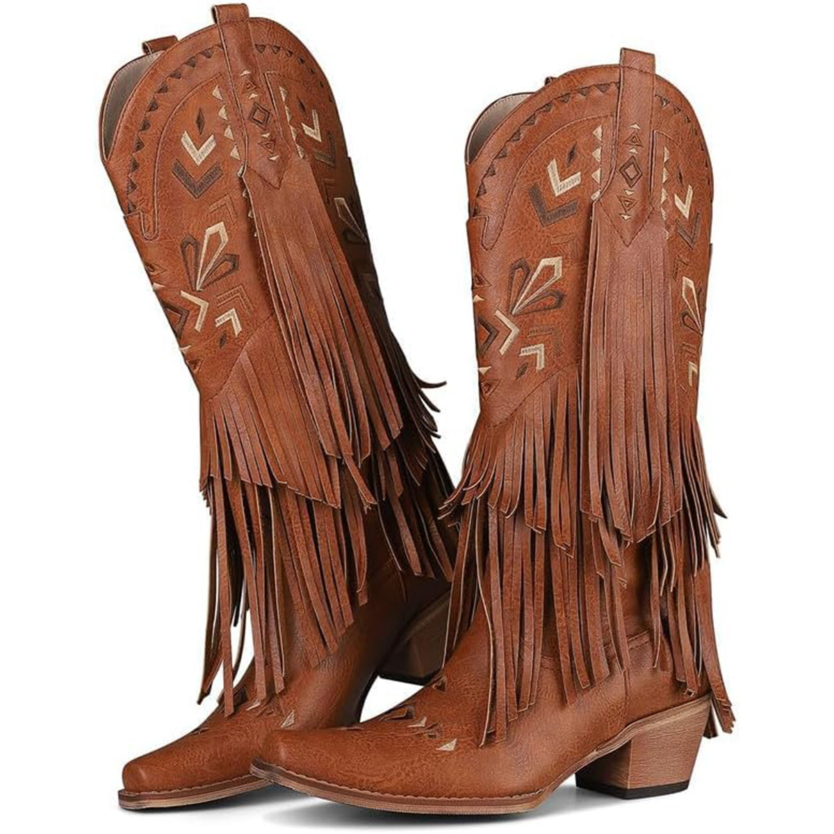 Women's Mid-calf Boots Retro W - Embroidery Design Free avis et prix