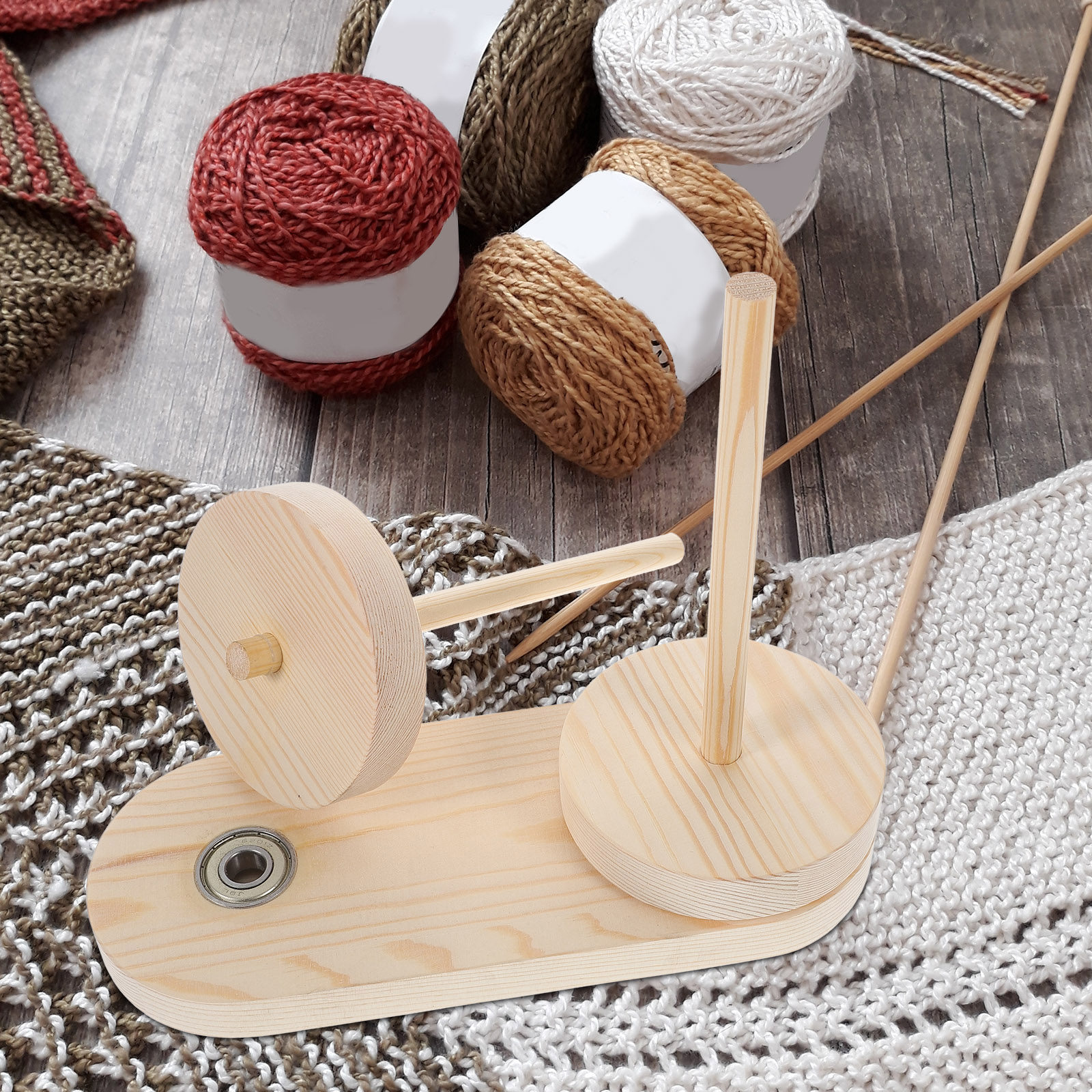 1Pcs Yarn Winder Style Wooden  - Embroidery Yarns avis et prix