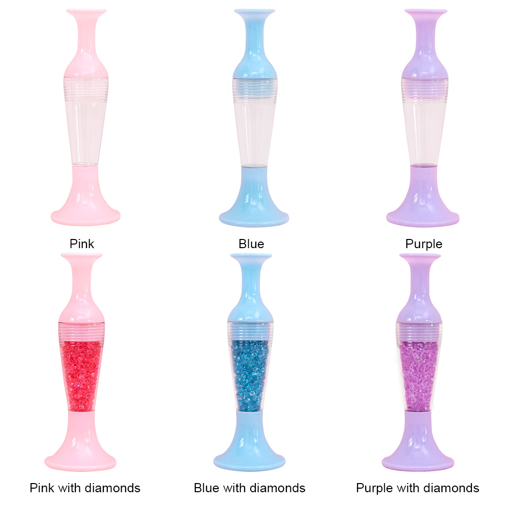 5pcs Vase Shape Point Drill Pe - Embroidery Service avis et prix
