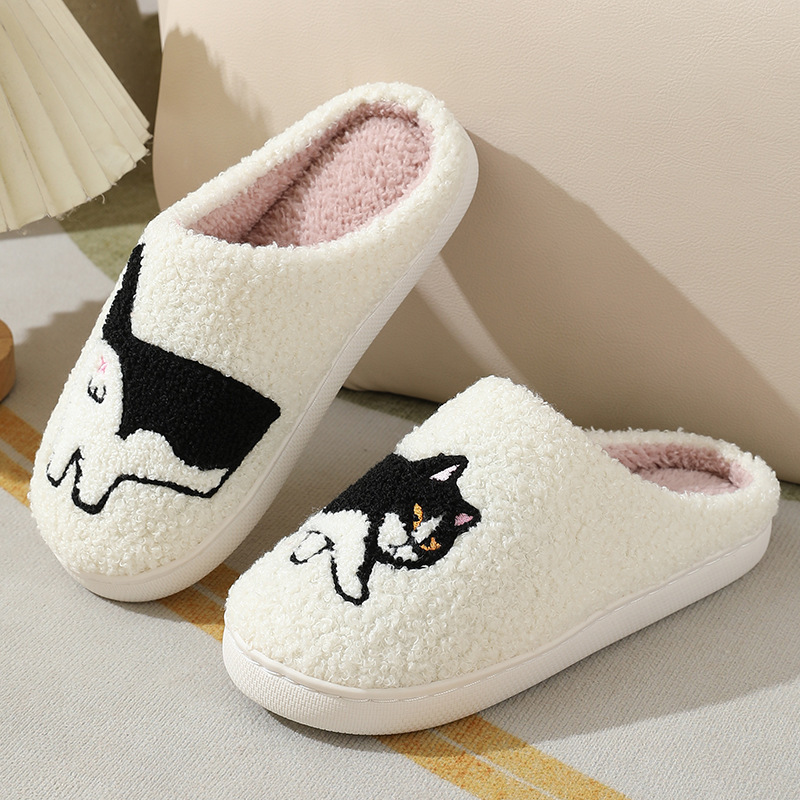 Winter Plush Cute Dachshund Em - Embroidery Shoes avis et prix