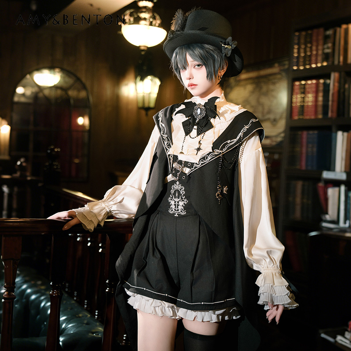 Original Dark Prince Lolita Pr - Embroidery Gothic avis et prix