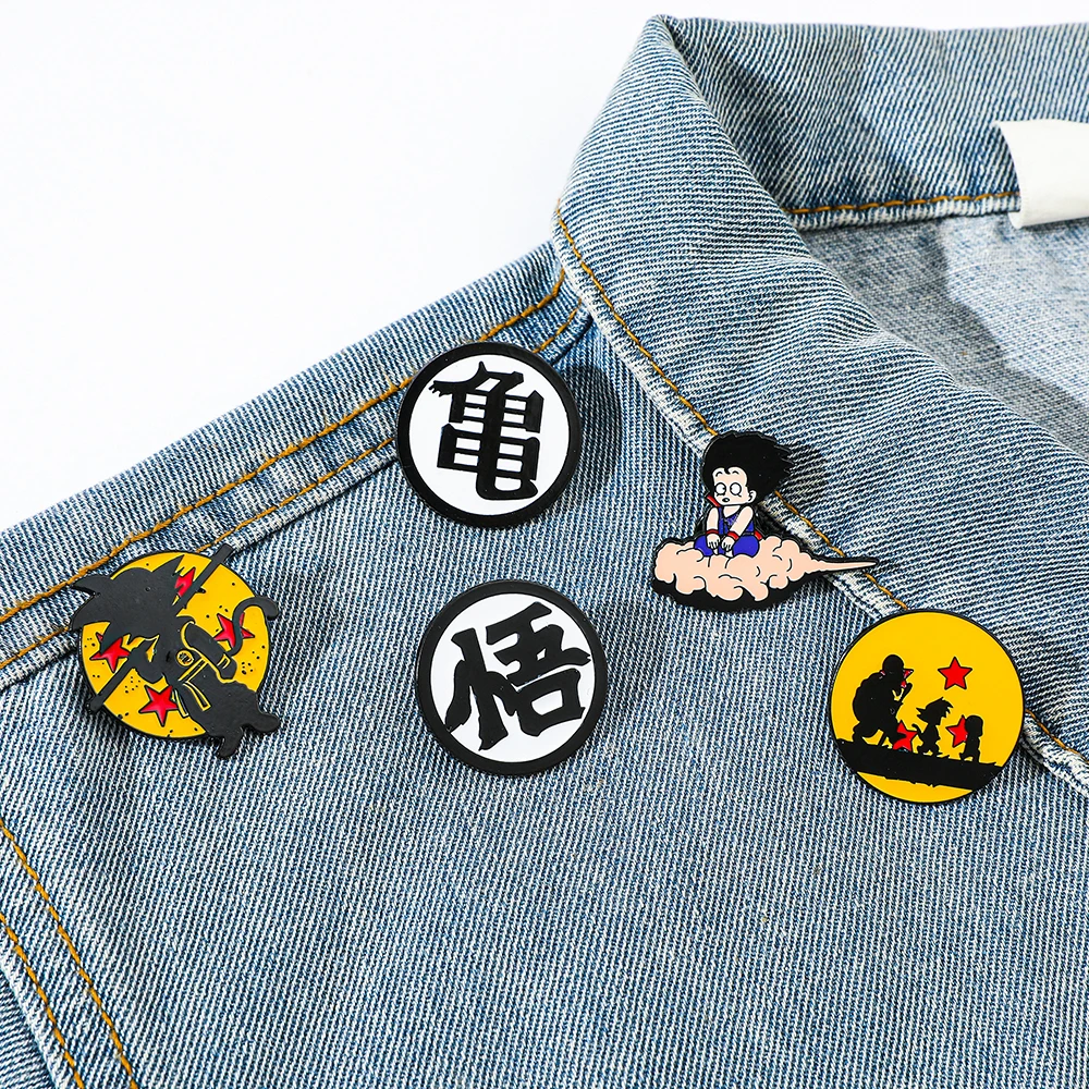 6 Pcs Hot Blooded Anime Brooch - Embroidery Textile avis et prix