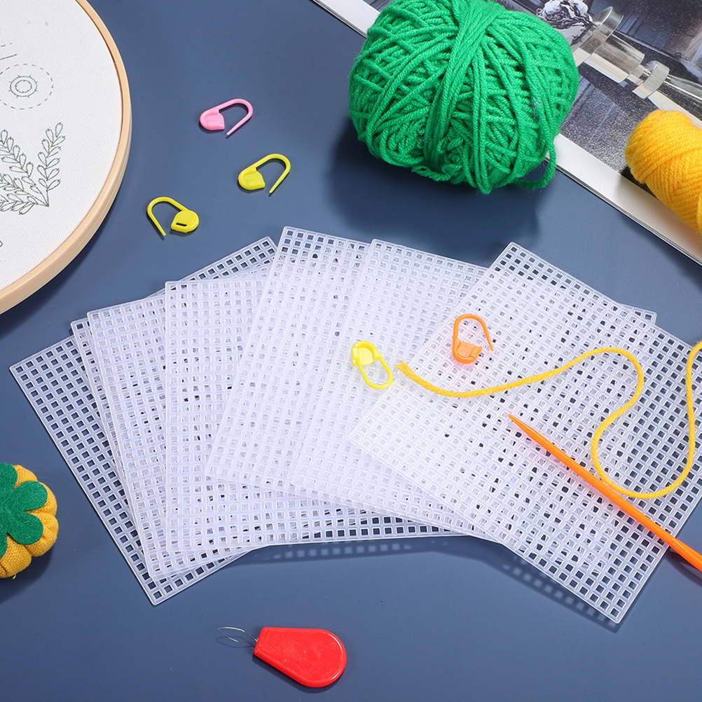 10pcs Cross Stitch Plastic Mes - Embroidery Yarns avis et prix