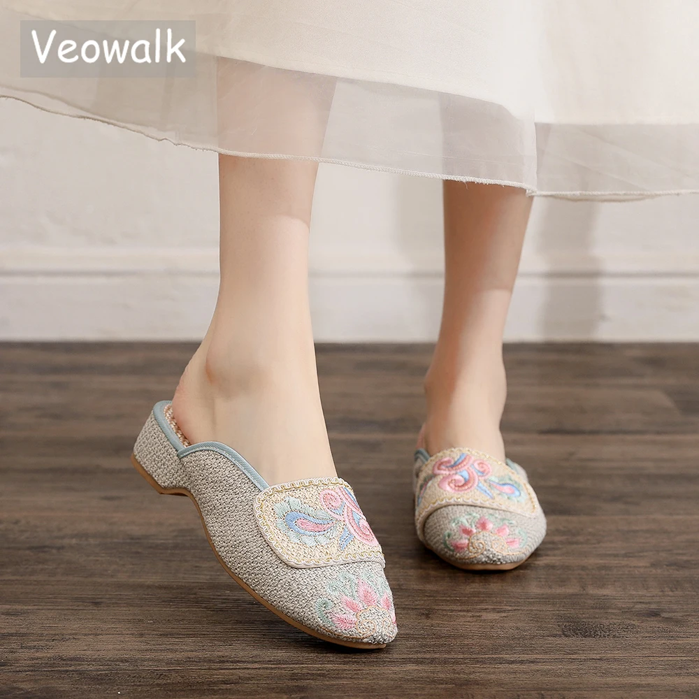 Veowalk New Cotton Fabric Embr - Embroidery Shoes avis et prix