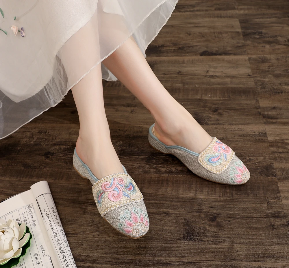 Veowalk New Cotton Fabric Embr - Embroidery Shoes avis et prix
