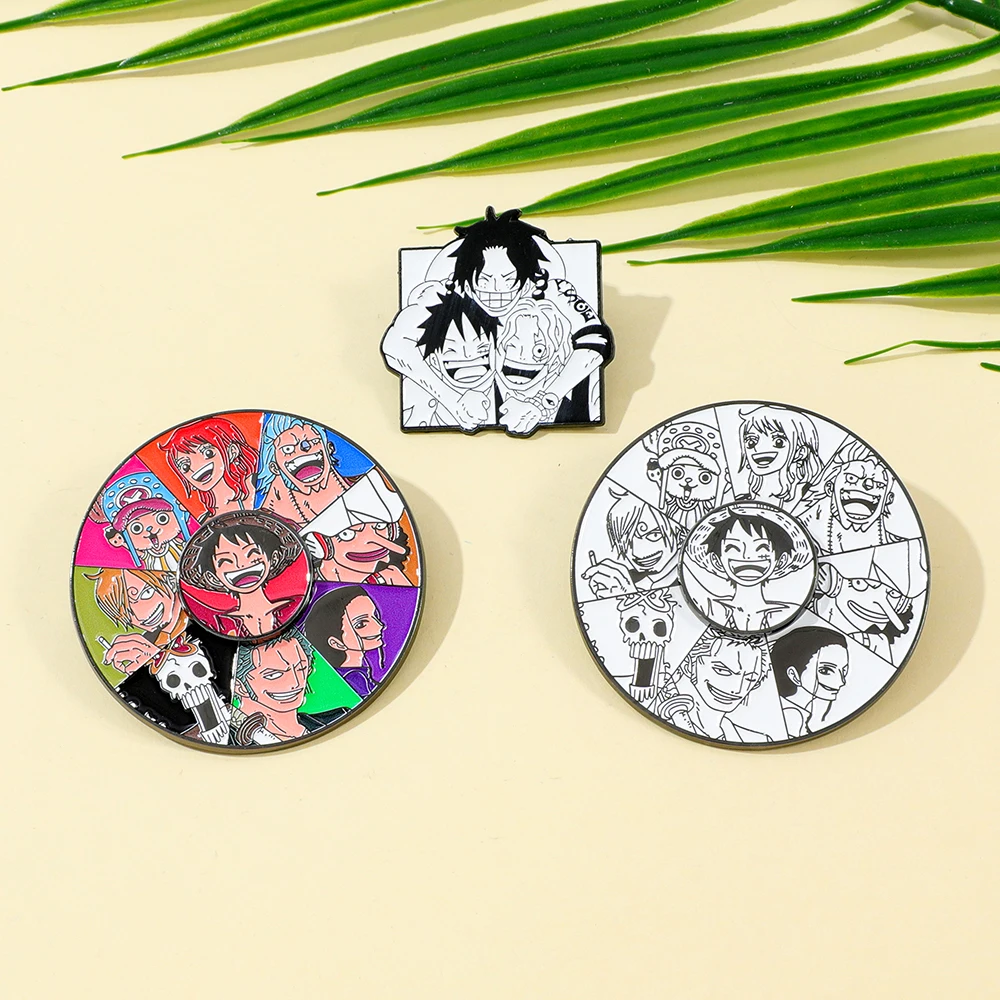3 Pcs Anime One Piece Brooch L - Embroidery Textile avis et prix